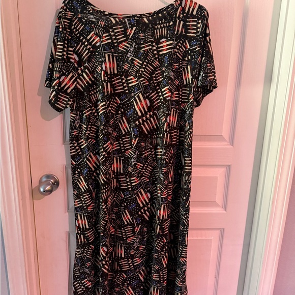 LuLaRoe Flag Dress - Picture 3 of 4
